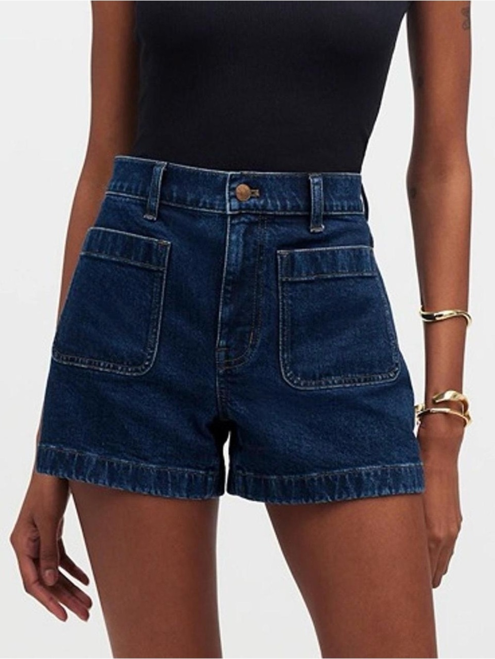 Madewell The Emmett High Rise Denim Shorts, Size 27